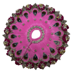 Royal Pink Laddu Gopal Poshak with Pagdi