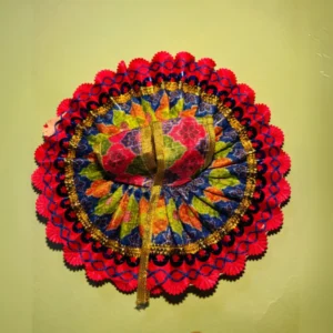 Multicolor Cotton Poshak