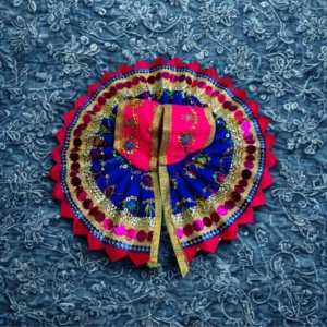 Multicolor Poshak Blue