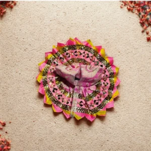 Multicolor Cotton Poshak