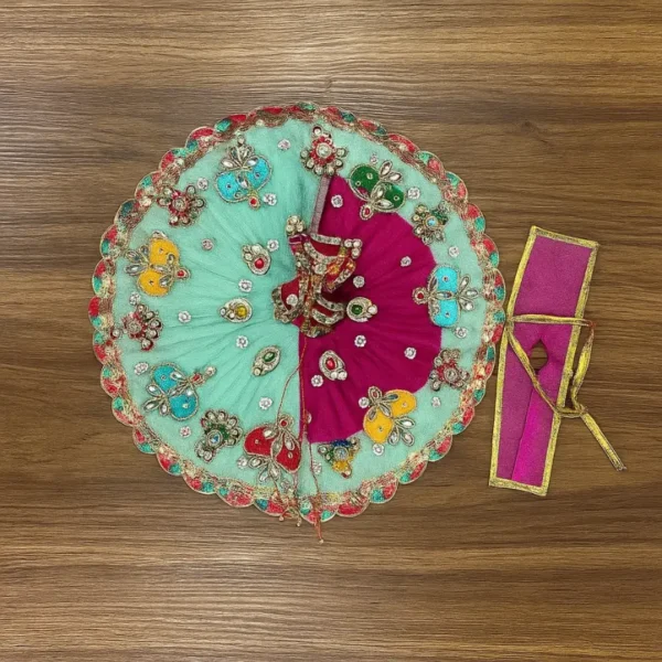 Laddu Gopal Ji Poshak with Pagdi