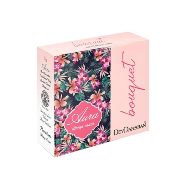 Aura Bouquet Dhoop Cones (40g)