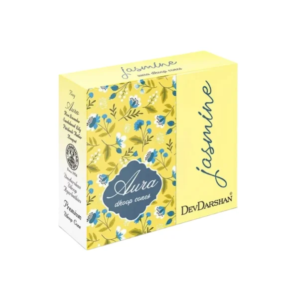 Aura Jasmine Dhoop Cones (40g)