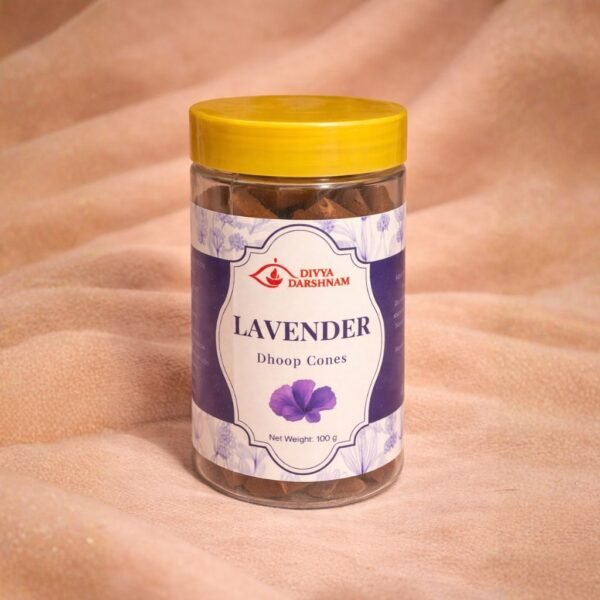 lavender dhoop cones