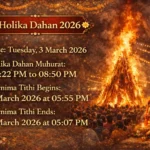 Holika Dahan 2026 Date & Muhurat | Holika Dahan Puja Vidhi & Significance