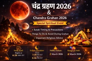 Chandra Grahan 2026 on Holi